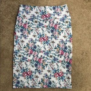 Lularoe Cassie Floral Skirt
